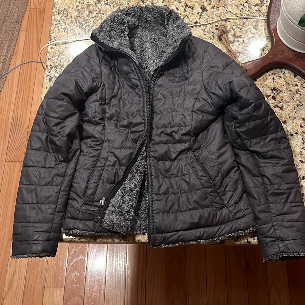 Reversible north face coat